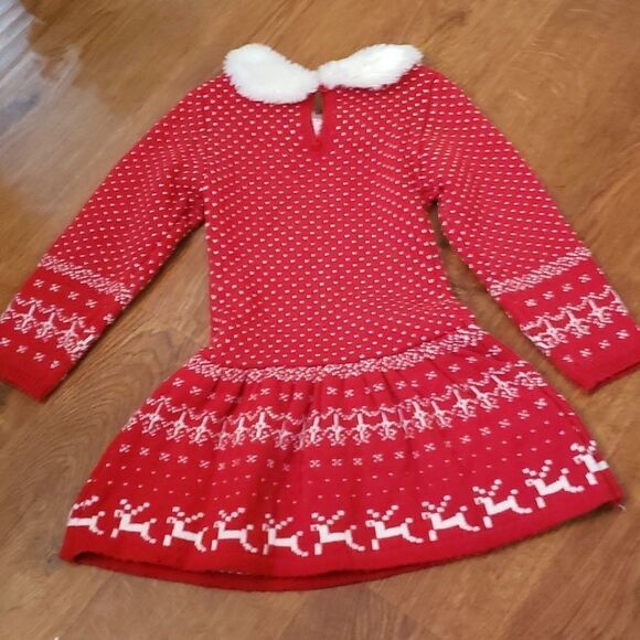 Mrs. Claus Dress Reindeer Print - Picture 5 of 6